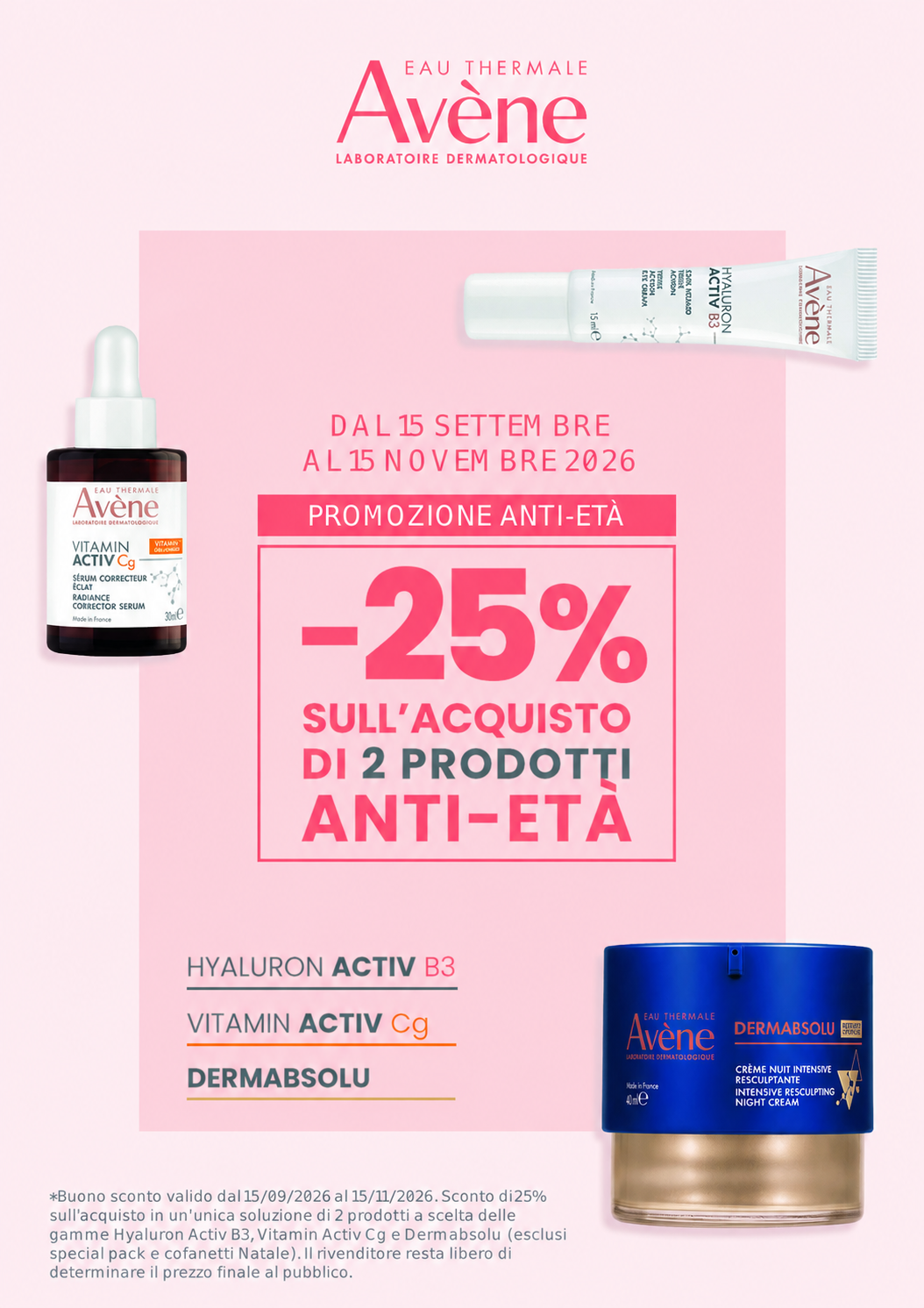 Promozione Avene Anti Eta  25 